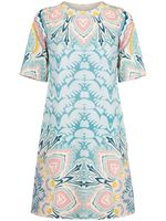 ETRO robe courte à motif cachemire - Bleu