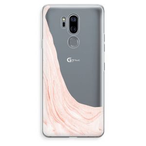 Peach bath: LG G7 Thinq Transparant Hoesje