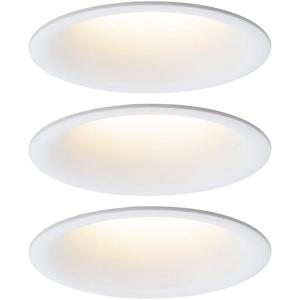 Paulmann LED-inbouwlamp voor badkamer Set van 3 stuks 18 W