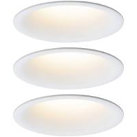 Paulmann LED-inbouwlamp voor badkamer Set van 3 stuks 18 W