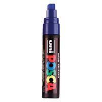 Uni Posca verfmarker 17k donkerblauw - blokpunt 15mm