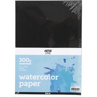 Creativ Company Aquarelpapier zwart a4 300gr, 10 vellen