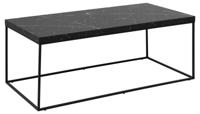 Salontafel Brennero Rechthoek Zwart Marmerlook 110cm - Giga Living - thumbnail