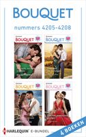 Bouquet e-bundel nummers 4205 - 4208 - Maisey Yates, Cathy Williams, Jennie Lucas, Louise Fuller - ebook - thumbnail