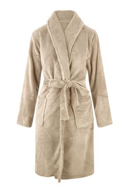 Relax Company fleece badjas beige