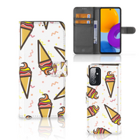 Samsung Galaxy M52 Book Cover Icecream