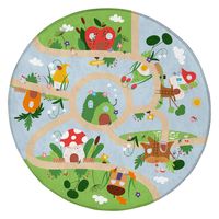 Achoka Speelkleed paddenstoelhuisjes, 100cm