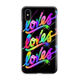 Loves: iPhone XS Max Volledig Geprint Hoesje