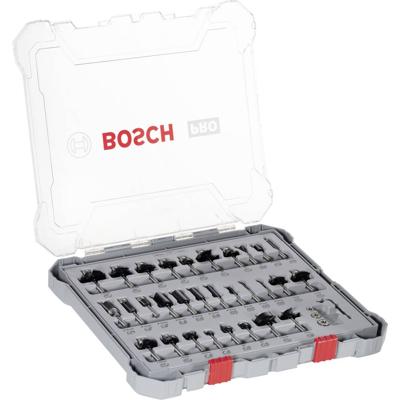 Freesset, 6 mm schacht, 30-delig Bosch Accessories 2607017474