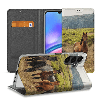Stand Case Hoesje Maken voor de Samsung Galaxy A05s | Eigen telefoonhoesje ontwerpen | Op maat gemaakt