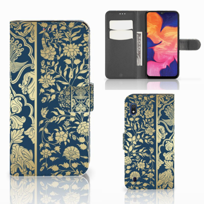 Samsung Galaxy A10 Hoesje Beige Flowers