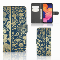 Samsung Galaxy A10 Hoesje Beige Flowers