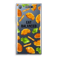 Eat Balanced: Sony Xperia XZ1 Transparant Hoesje