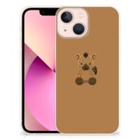 iPhone 13 mini Telefoonhoesje met Naam Baby Hyena