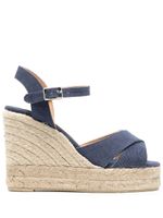 Castañer espadrilles compensées Blaudell 110 mm - Bleu