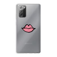 Kusje: Samsung Galaxy Note 20 / Note 20 5G Transparant Hoesje