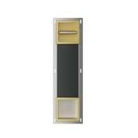 Toiletrolhouder Zonder Klep en Reserverolhouder Inbouw BWS Milan Geborsteld Messing Boss & Wessing Toiletrolhouder Zonder Klep en Reserverolhouder Inbouw BWS Milan Geborsteld Messing Boss & Wessing