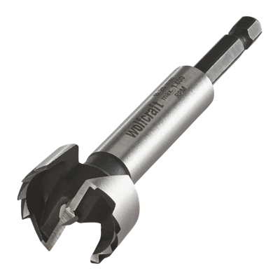 Wolfcraft Houtcilinderboor | Schacht 6-kant | Ø26 x 90mm | 1 stuk - 3309000