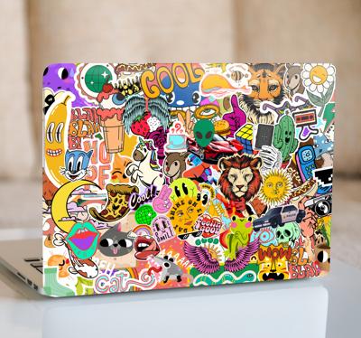 Coole willekeurige ontwerpen laptop sticker