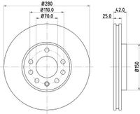 Remschijf 8DD355127381