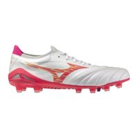 Mizuno Morelia Neo IV Beta Elite Gras Voetbalschoenen (FG) Wit Roze Oranje