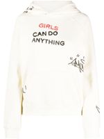 Zadig&Voltaire hoodie Georgy à slogan imprimé - Blanc