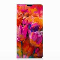 Bookcase Samsung Galaxy S10 Plus Tulips - thumbnail