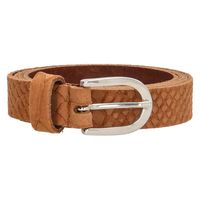 Old West Riem 2 cm Cognac Croco