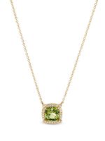 David Yurman collier Châtelaine 7 mm en or 18ct à ornements - Vert