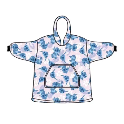 Disney Lilo & Stitch Hoodie Fleece deken Flower, 7 - 14 jaar