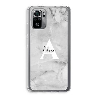 Ivory Marble: Xiaomi Redmi Note 10S Transparant Hoesje