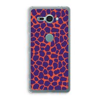 Purple Giraffe: Sony Xperia XZ2 Compact Transparant Hoesje