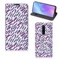 Xiaomi Mi 9T Pro | Hoesje met Magneet | Feathers Color