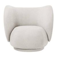 Ferm LIVING Rico Bouclé Fauteuil - Off-White