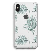 Simple leaves: iPhone XS Transparant Hoesje