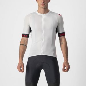 Castelli Entrata VI korte mouw fietsshirt wit heren XXXL