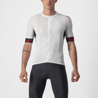 Castelli Entrata VI korte mouw fietsshirt wit heren XXXL