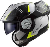 LS2 Helmet ff906 adv. codex xxl white/bl/yel.