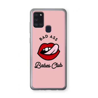 Badass Babes Club: Samsung Galaxy A21s Transparant Hoesje