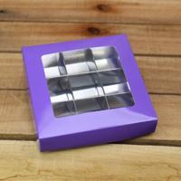 Bonbon doosjes - Chocolade doosje - Lila 168 basic - 24 stuks