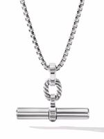 David Yurman pendentif Lexington E/W Barrel en argent sterling - thumbnail