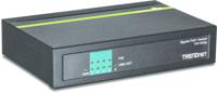 Trendnet TPE-TG50g Unmanaged Gigabit Ethernet (10/100/1000) Power over Ethernet (PoE) Zwart