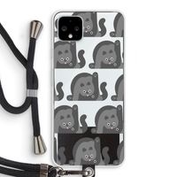 Cats: Pixel 4 XL Transparant Hoesje met koord