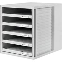 HAN SCHRANK-SET 1401-11 Ladebox Lichtgrijs DIN A4 Aantal lades: 5 - thumbnail