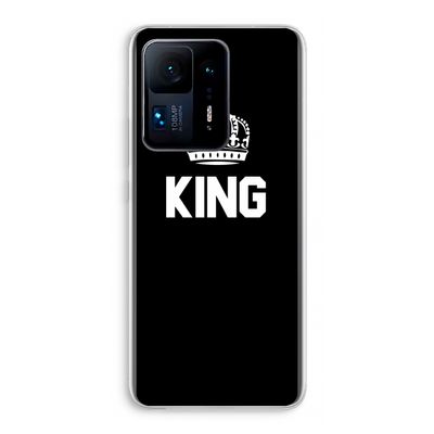 King zwart: Xiaomi Mi Mix 4 Transparant Hoesje