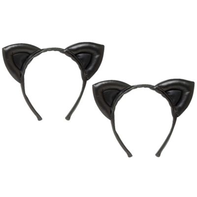 4x stuks verkleed diadeem katten oren