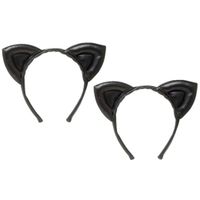 4x stuks verkleed diadeem katten oren