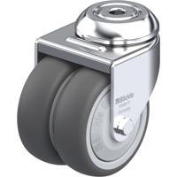 Blickle LMDA-PATH 75KF Dubbel zwenkwiel Wieldiameter: 75 mm Draagvermogen (max.): 100 kg 1 stuk(s)