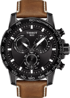 Horlogeband Tissot T1256173605101 / T600044978 Leder Bruin 22mm