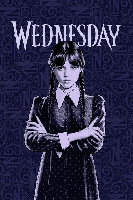 Wednesday fleece deken - 100 x 150 cm Paars